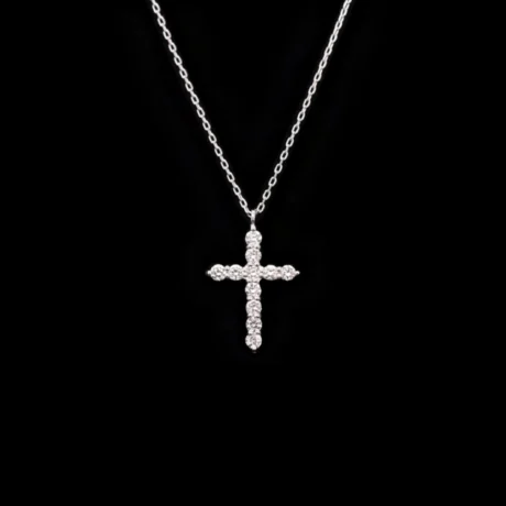 Cross Diamond Necklace (medium)