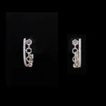 Pave Diamond Chain Earrings