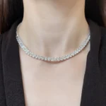oval diamond necklace2