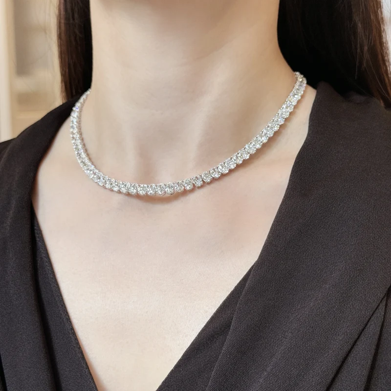 oval diamond necklace3